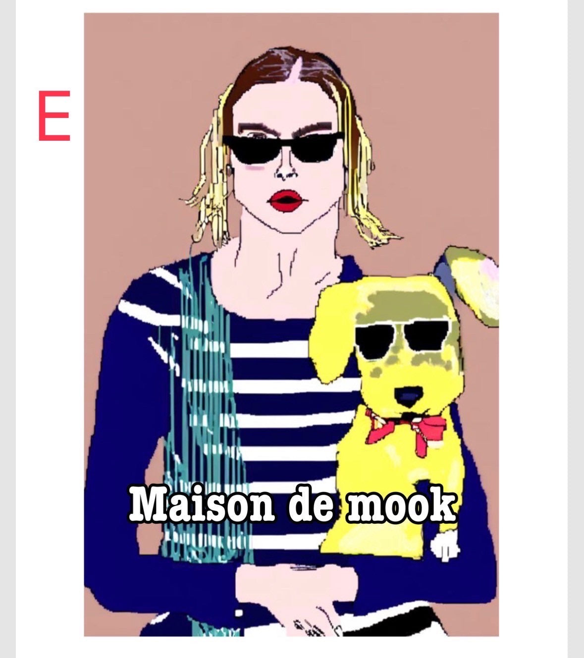 オリジナル 白×黒 バイカラートートM