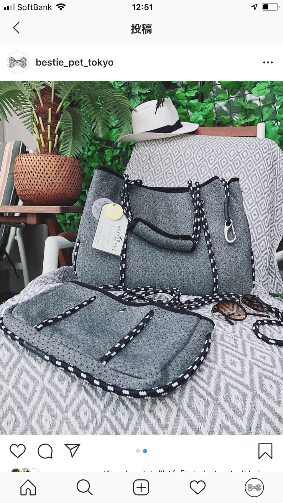 小型犬用キャリーバッグ